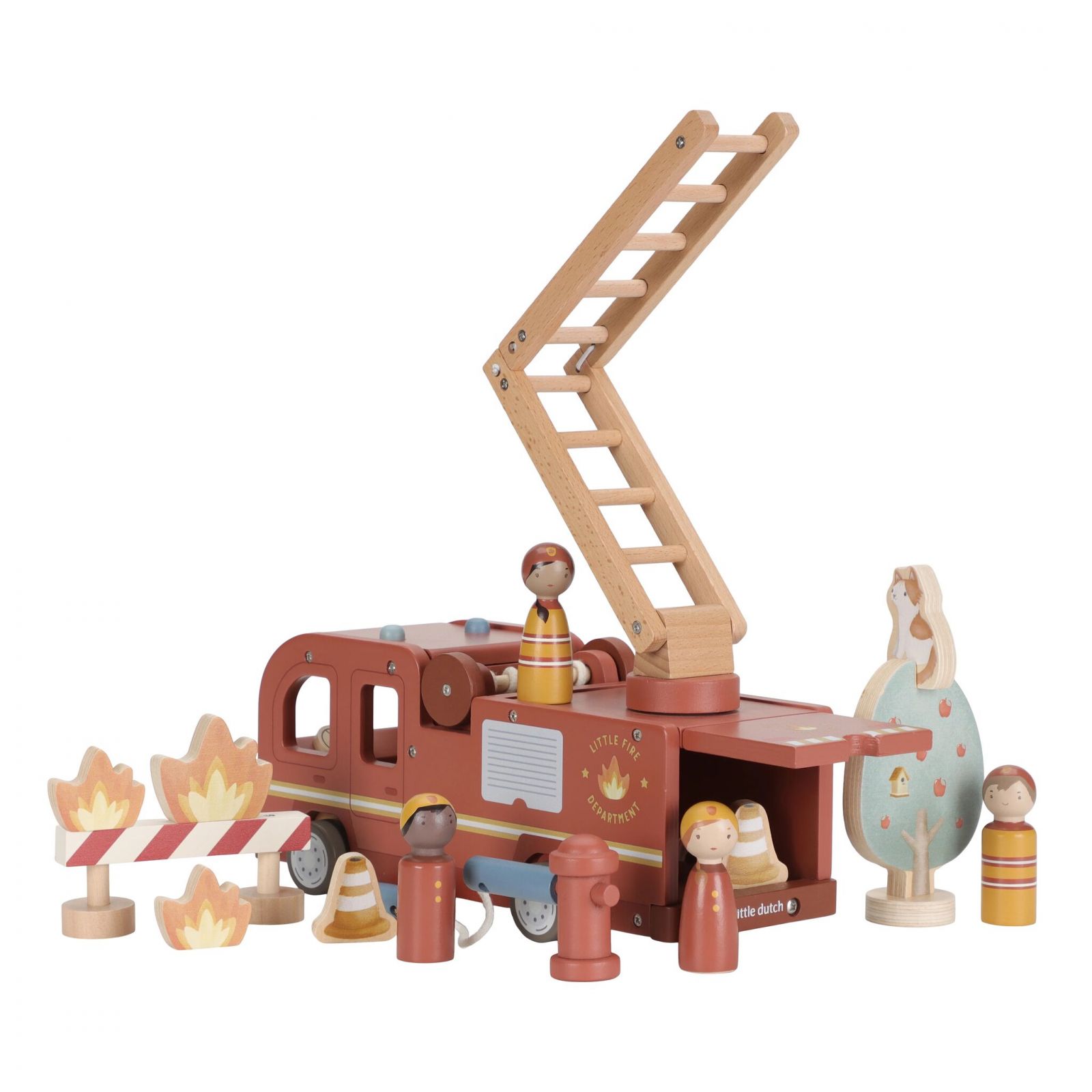 Camion dei Pompieri con Personaggi Little Dutch