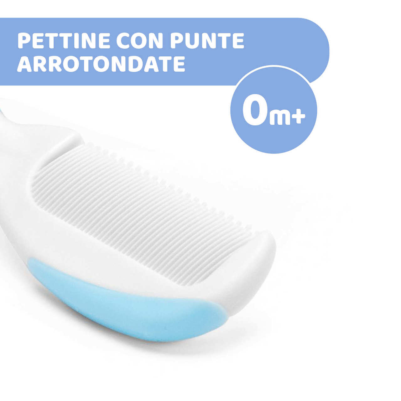 CHICCO SPAZZOLA E PETTINE AZZURRO - immagine 5