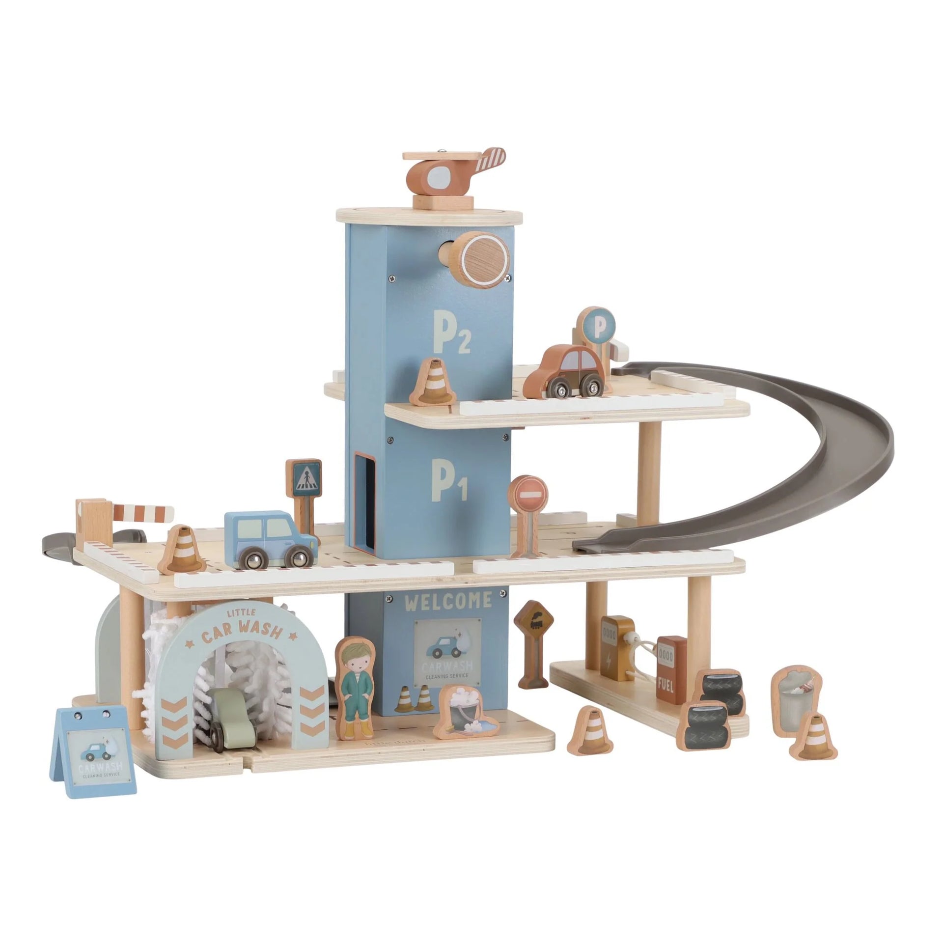 Garage in Legno per Macchinine Little Dutch
