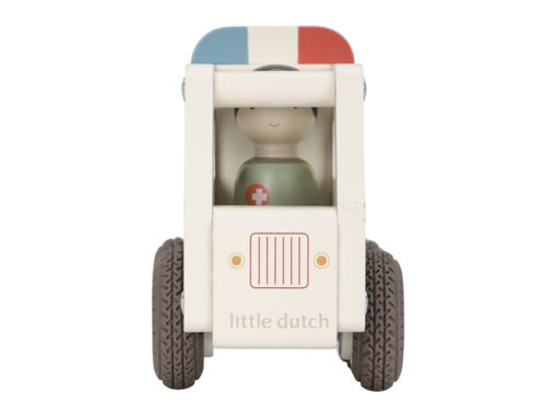 Ambulanza con personaggio in legno Little Dutch - immagine 4