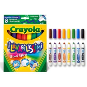 CRAYOLA I LAVABILISSIMI PUNTA MAXI 8PZ.