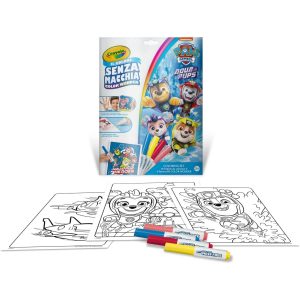 CRAYOLA – Color Wonder, Coloring Set con 18 Pagine da colorare e 4 Pennarelli Senza Macchia, Soggetto Paw Patrol, Multicolore, 75-7007