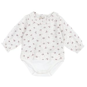 Body manica lunga a fiori Chicco
