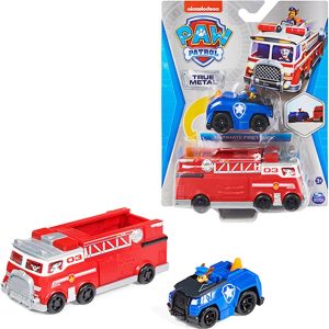 PAW Patrol Firetruck True Metal, veicolo di squadra die-cast