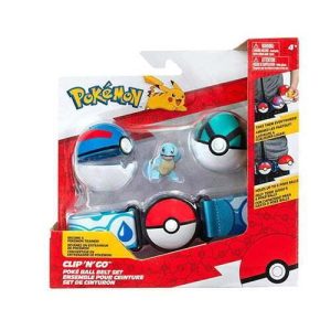 Pokemon Clip n Go Poke Ball Set Cintura Squirtle