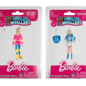 WORLD’S SMALLEST BARBIE COWGIRL/ROLLER BLADE