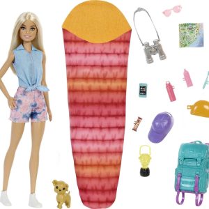 Barbie Siamo In Due Malibu In Campeggio Bambola Con Cagnolino E Oltre 10 Accessori