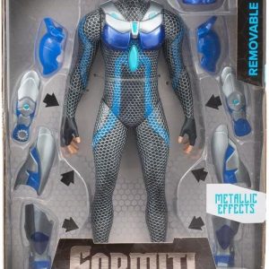Gormiti The New Era Carter Scion del Clan dell’Acqua con Armatura Removibile 27 cm