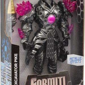 Gormiti The New Era Villain General Fraktur con Arma Excavator Pike 27 cm