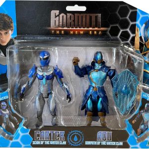 Gormiti the new era Carter Scion del clan dell’Acqua + Aqu Gormita del clan dell’Acqua