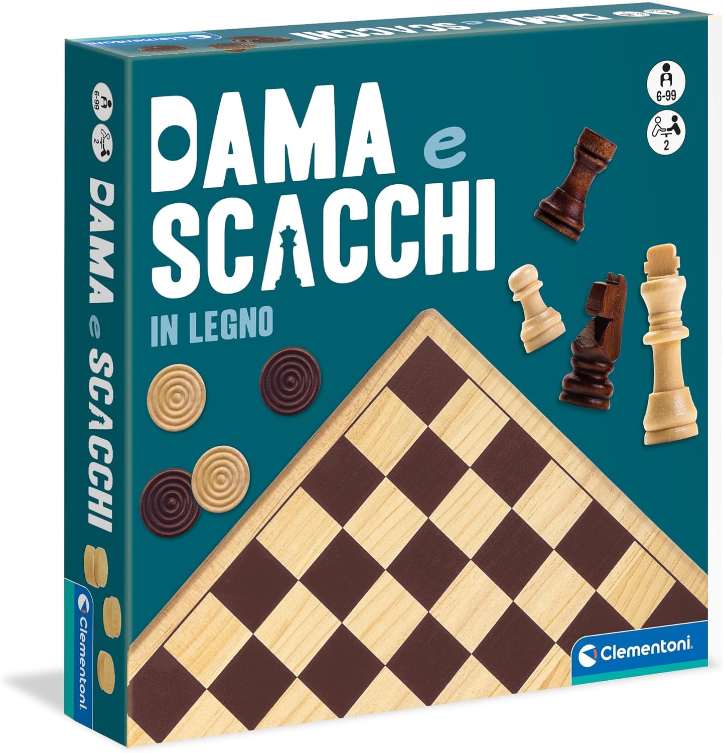 Dama e Scacchi in Legno - immagine 2