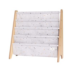 Libreria Frontale Montessoriana 3 Sprouts Terrazzo Grigio Chiaro