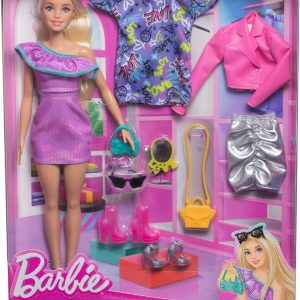 BARBIE FASHIONISTAS CON ABITI E ACCESSORI MODA