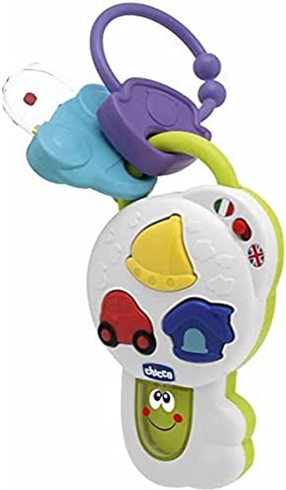 Chicco Chiave Parlante, Primo Gioco Italiano e Inglese, Gioco Eelettronico, Bilingue - immagine 4