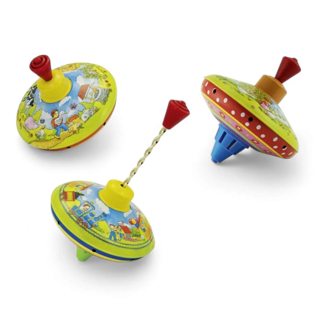 Baby Trottola Colorata e in Metallo - immagine 3