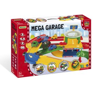 Mega Garage Auto con pista 5 metri e mezzo con 5 Macchinine
