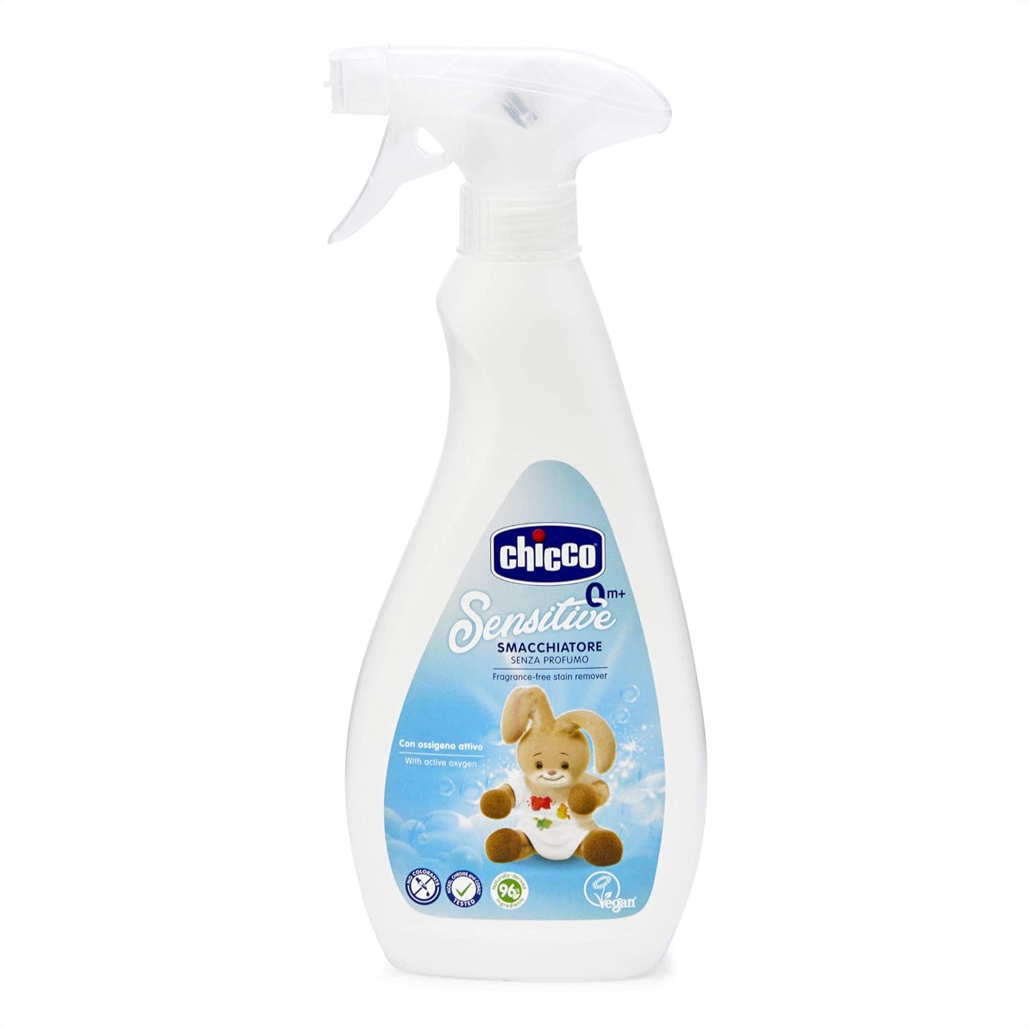 Chicco Sensitive Smacchiatore senza Profumo con Ossigeno Attivo Rimuove Macchie 0+ Mesi 500 ml - immagine 2
