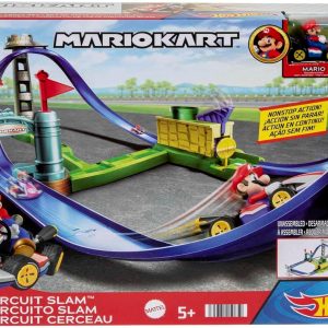 Hot Wheels Mario Kart sfida circuito Circuit Slam Track Set