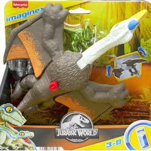 Imaginext Jurassic World Dominion Quetzal Agguato in volo dinosauro da 18