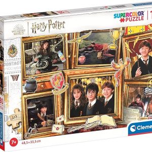 Clementoni- Harry Potter Supercolor Potter-180 Pezzi Bambini 7 Anni, Puzzle Cartoni Animati-Made in Italy, Multicolore, 29781
