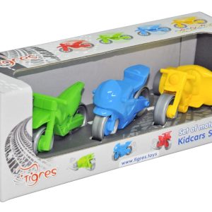 Set di motociclette colorate 3pz
