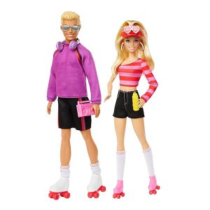 Barbie e Ken sui Pattini a Rotelle Fashionistas da collezione 65° Anniversario