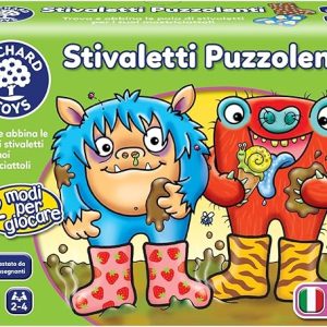 Orchard Toys Stivaletti Puzzolenti Gioco educativo di Abbinamento e Memoria per bambini da 2 a 6 anni