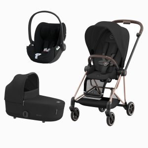 Trio Cybex Mios con telaio Rosegold