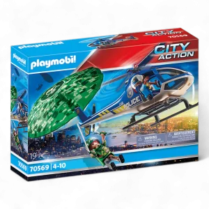 Playmobil City Action 70569 Elicottero con Paracadutista