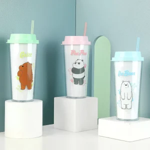 MINISO Borse & Zaini-Borraccia – We Bare Bears (550Ml) (1 Pz)