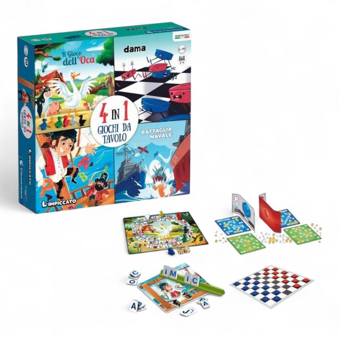 4 in 1 Giochi da Tavolo Clementoni - immagine 4