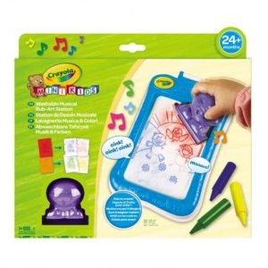 CRAYOLA Mini Kids, Lavagnetta da Disegno Musica&Colori, Età 24 Mesi, Attività Creativa e Regalo per Bambini, 81-1306