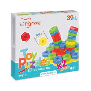 Giocattolo evolutivo “Super Puzzle” 39 elementi