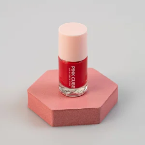 MINISO Make Up-Lip & Cheek Stain – Pink Cube (04 Hot Red)