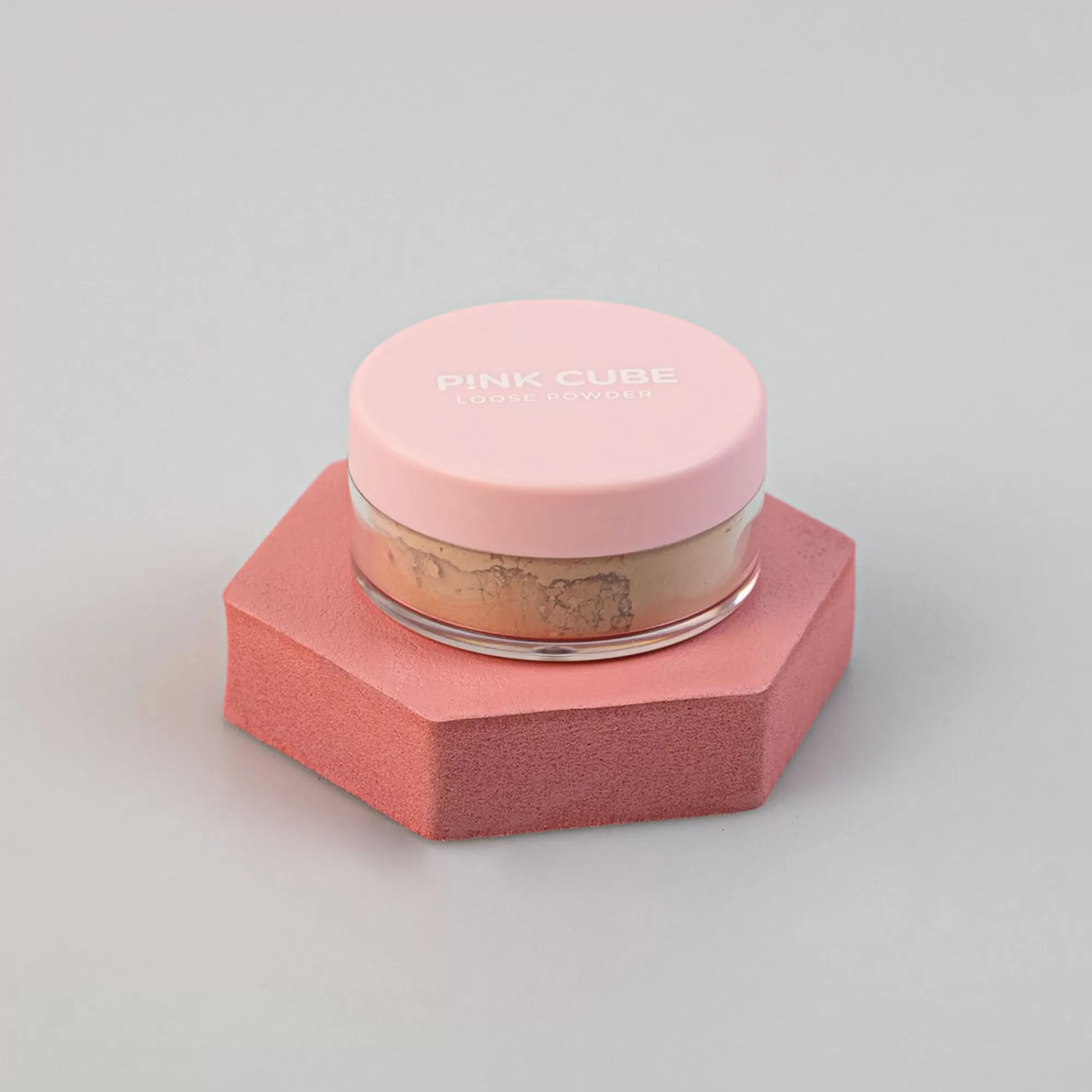 MINISO Make Up-Loose Powder – Pink Cube (03 Beige) - immagine 3