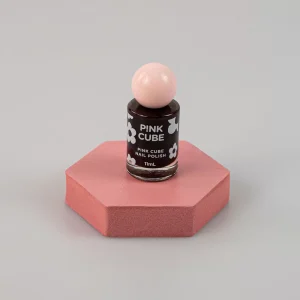 MINISO Make Up-Nail Polish – Pink Cube (14 Burgundy)