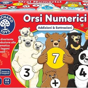 Orchard Toys Orsi Numerici – Gioco educativo di Numeri e Conteggio per bambini da 5 anni in su (Edizione Italiana)