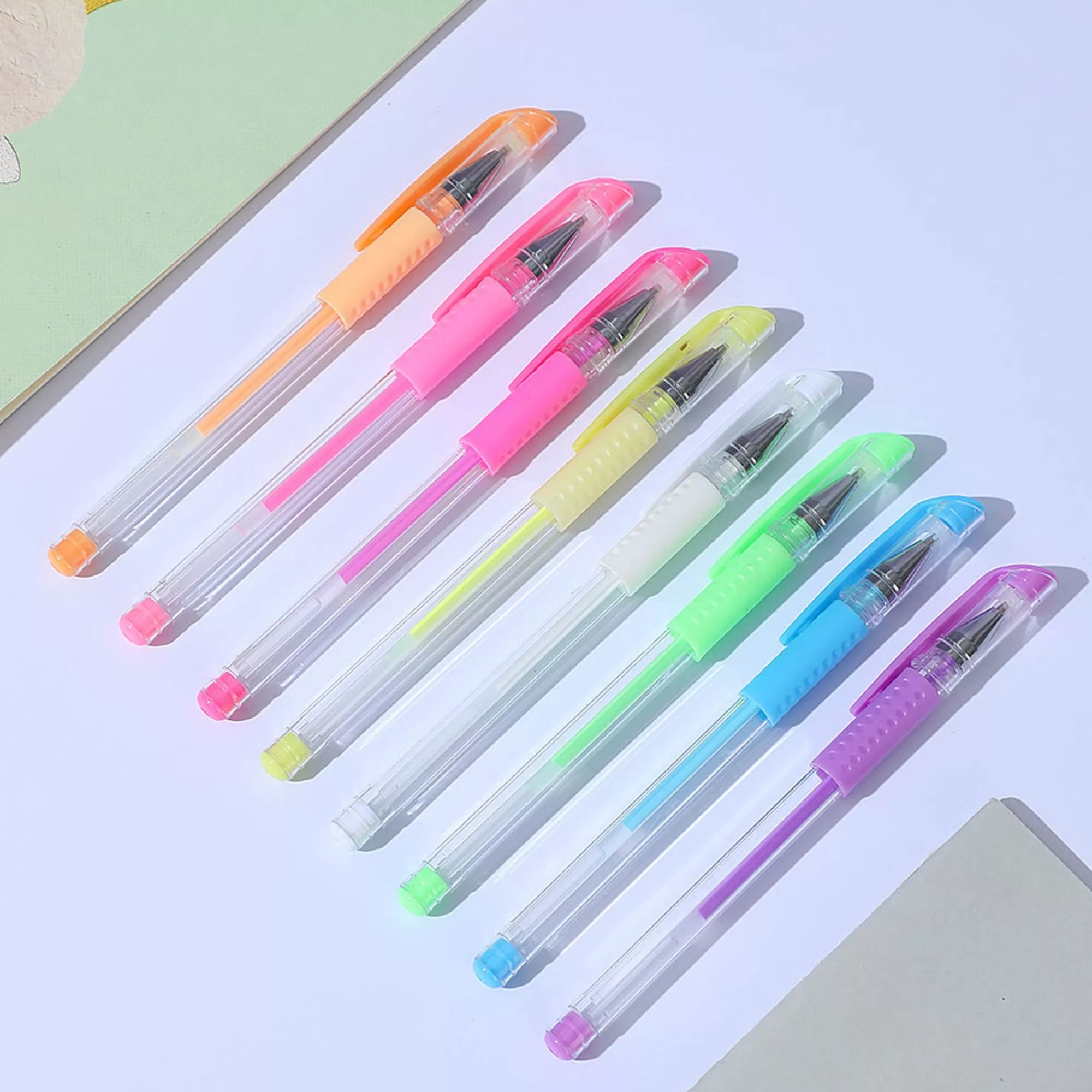 MINISO Penne E Pennarelli-Penna Gel Pastello 8 Colori - immagine 3
