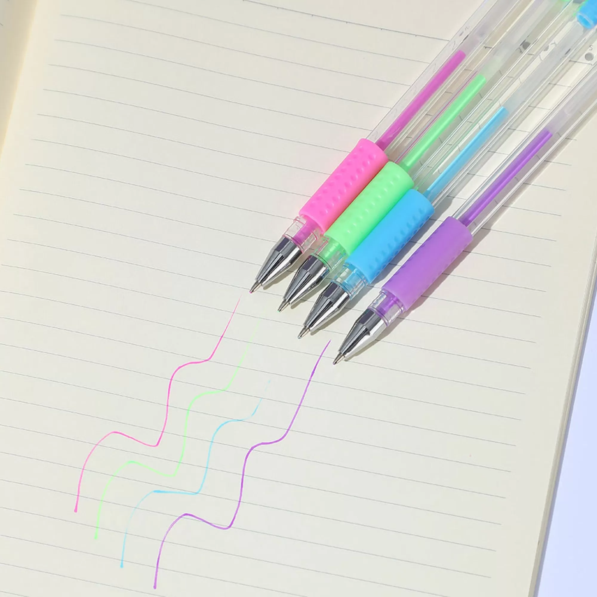 MINISO Penne E Pennarelli-Penna Gel Pastello 8 Colori - immagine 4