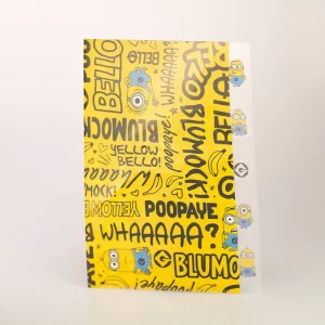 MINISO Notebook-Porta Documenti Minions – (1Pz)