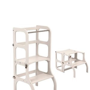 Torretta Montessoriana Ette Tete Step’n’Sit bianca