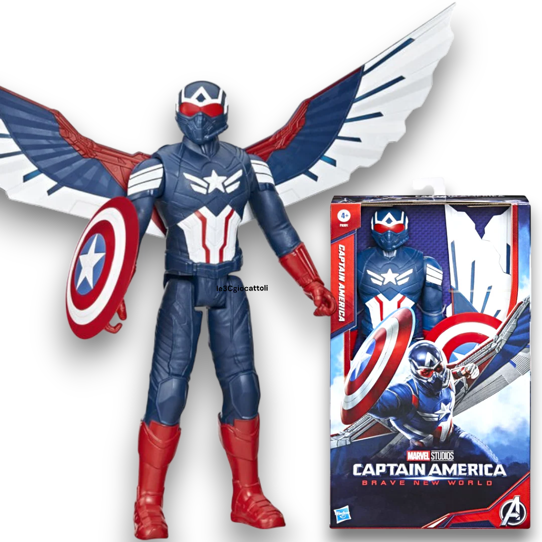 Capitan America Brave New World Titan 30 Cm - immagine 5