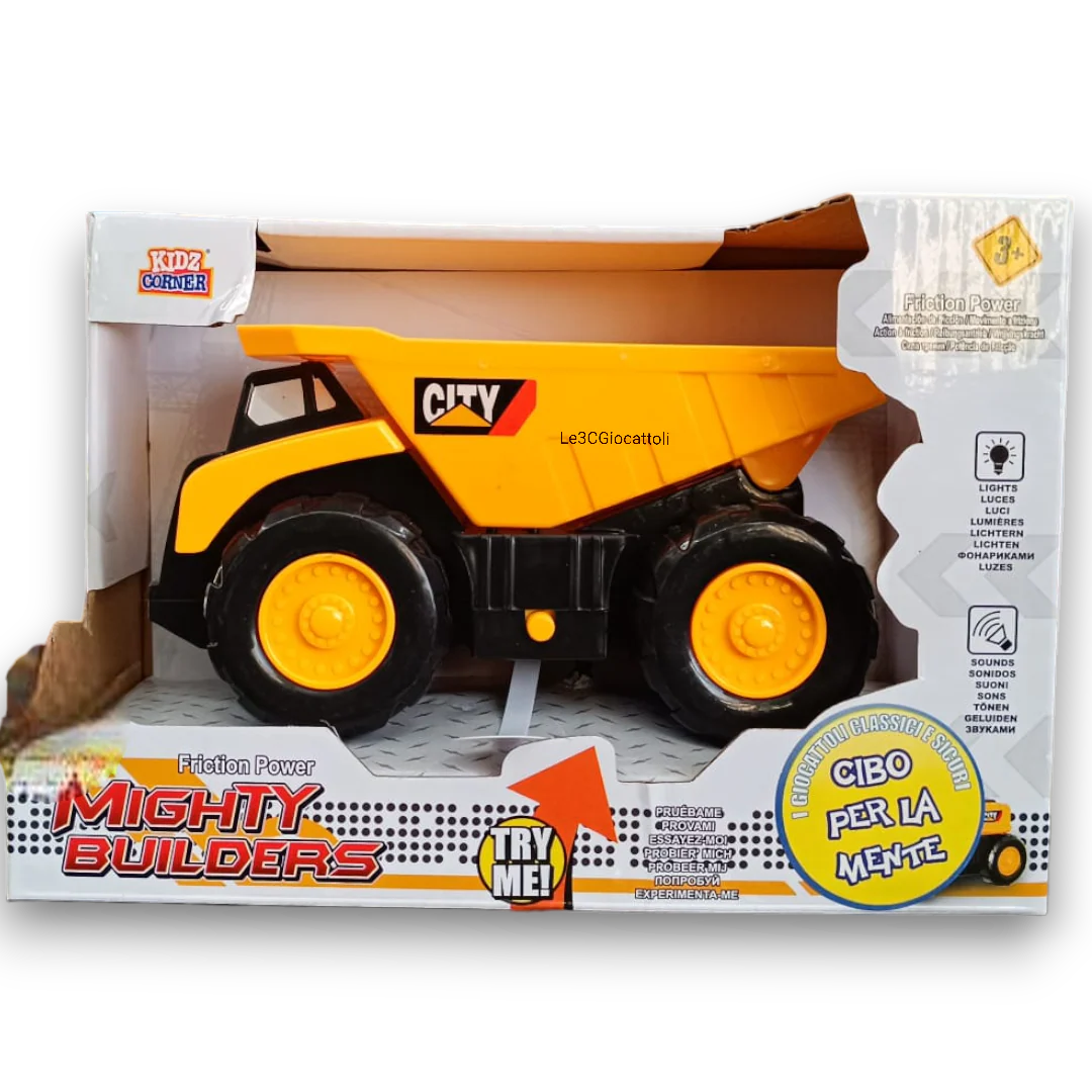 Mighty Builders Camioncino Luci e Suoni - immagine 2